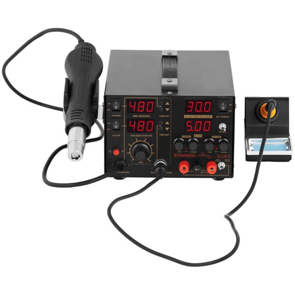 Profesjonalna stacja lutownicza Hot Air zasilacz laboratoryjny S-LS-1 - obrazek 3
