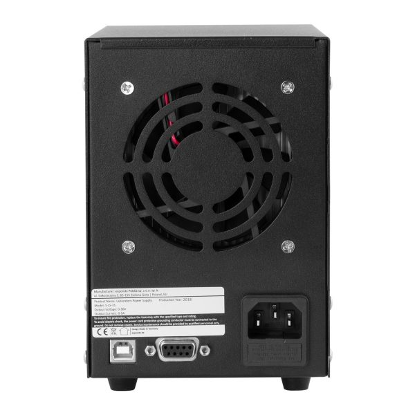 Zasilacz laboratoryjny z funkcją pamięci 0-30VDC 0-5A USB / RS232 + CD S-LS-31 - obrazek 4