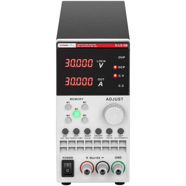 Zasilacz laboratoryjny serwisowy 0-30 V 0-30 A 300 W USB LAN RS232 - obrazek 3