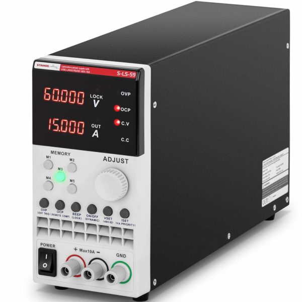 Zasilacz laboratoryjny serwisowy 0-60 V 0-15 A 300 W USB LAN RS233 - obrazek 2