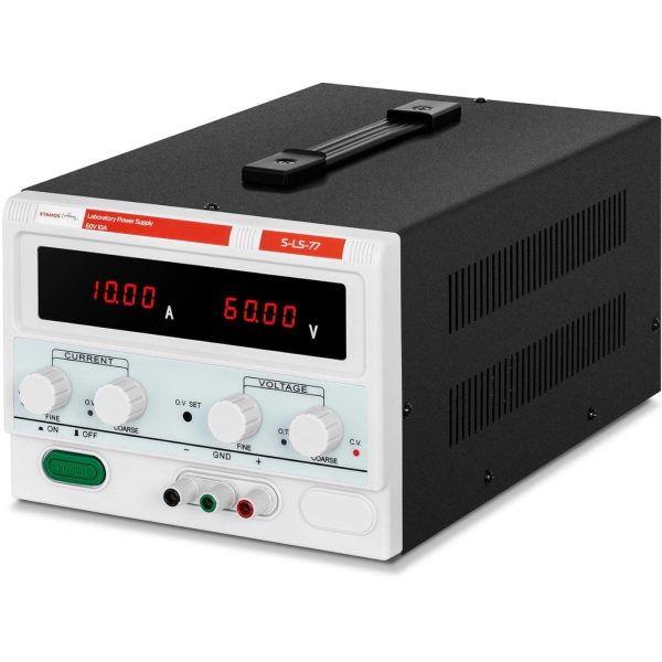 Zasilacz laboratoryjny impulsowy S-LS-77 0-60V 0-10A DC - obrazek 2