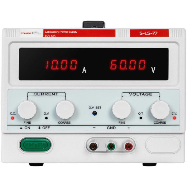 Zasilacz laboratoryjny impulsowy S-LS-77 0-60V 0-10A DC - obrazek 3