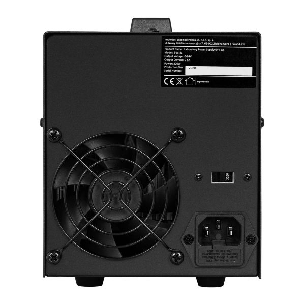 Zasilacz laboratoryjny serwisowy 0-64 V 0-5 A 320 W - obrazek 3