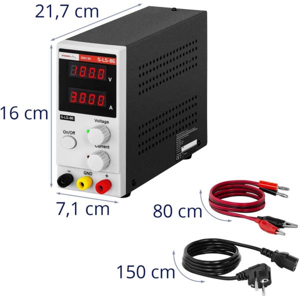 Zasilacz laboratoryjny serwisowy regulowany 0-100 V 0-3 A 300 W - obrazek 9