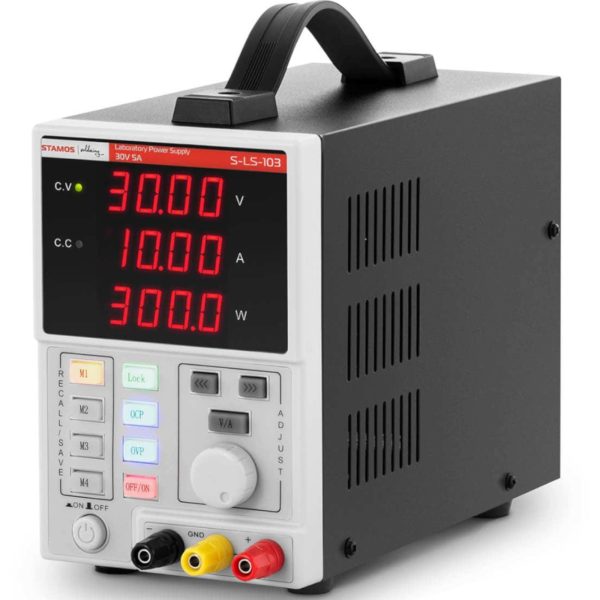 Zasilacz laboratoryjny serwisowy 0-30 V 0-10 A DC 300 W LED RS485 - obrazek 2