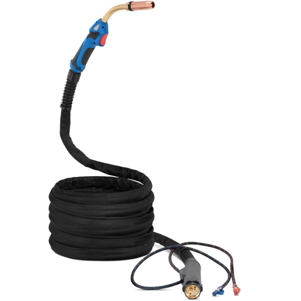 Uchwyt spawalniczy z przewodem do migomatu z chłodzeniem wodnym MIG MAG 5 m x 16 mm2 - obrazek 2