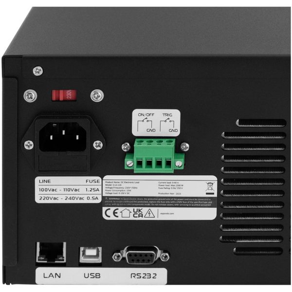 Obciążenie elektroniczne S-LS-119 programowalne 1500W 0-40A - obrazek 4