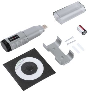 Termohigrometr rejestrator temperatury i wilgotności zakres 0 - 100% -35 - 80deg C USB