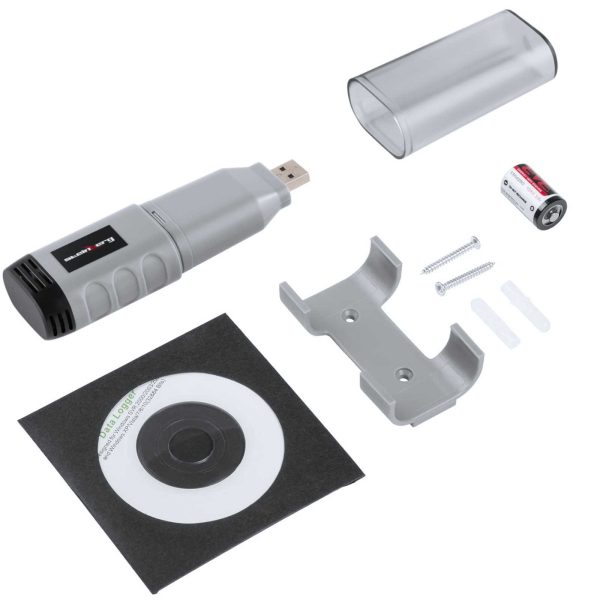Termohigrometr rejestrator temperatury i wilgotności zakres 0 - 100% -35 - 80deg C USB