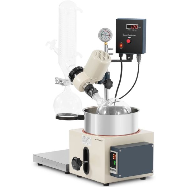 Wyparka próżniowa rotacyjna do laboratorium 1 l 120 obr./min 40 W - obrazek 2