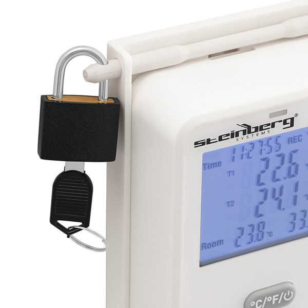 Termohigrometr rejestrator temperatury i wilgotności LCD USB Wi-Fi zakres 0-100% -50-350C - obrazek 3