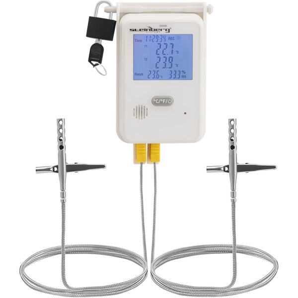 Termohigrometr rejestrator temperatury i wilgotności LCD USB Wi-Fi zakres 0-100% -50-350C - obrazek 5