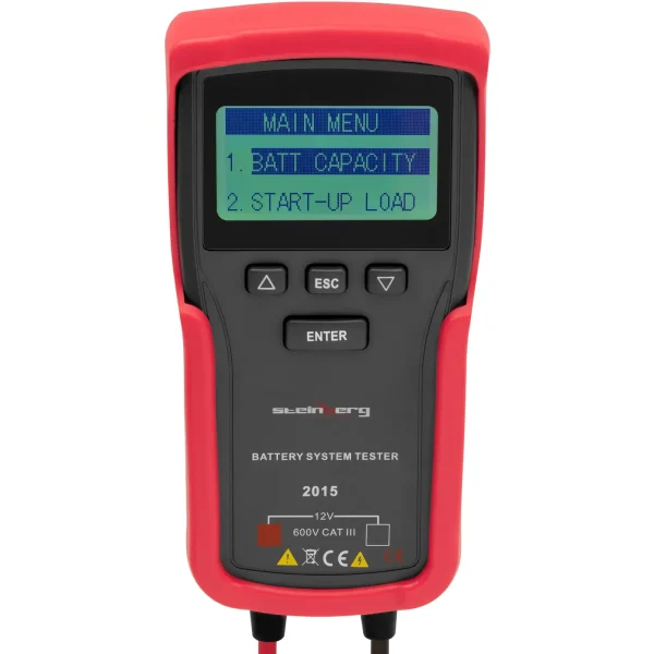 Tester miernik akumulatorów samochodowych kwasowo-ołowianych LCD 3-250 Ah 9-18 V - obrazek 2