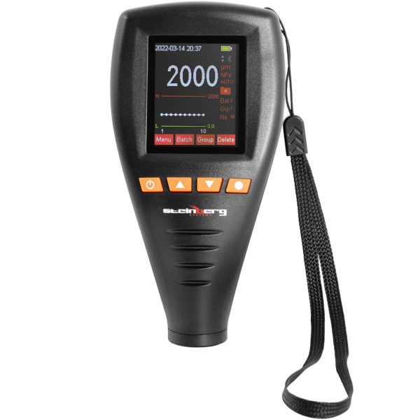 Miernik tester grubości warstw lakieru z analizą danych Bluetooth zakres 0-2000 Âµm + Walizka - obrazek 6