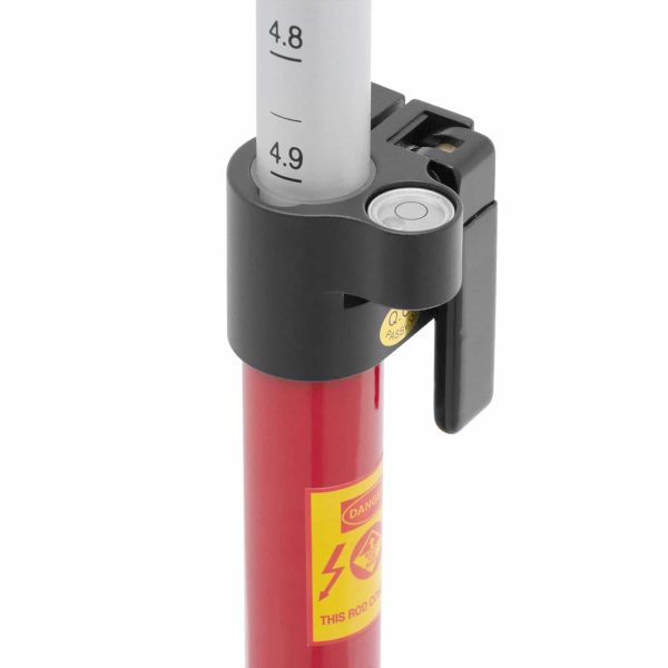 Tyczka geodezyjna pod pryzmat lustro składana śr. 32mm długość 2.5m - obrazek 3