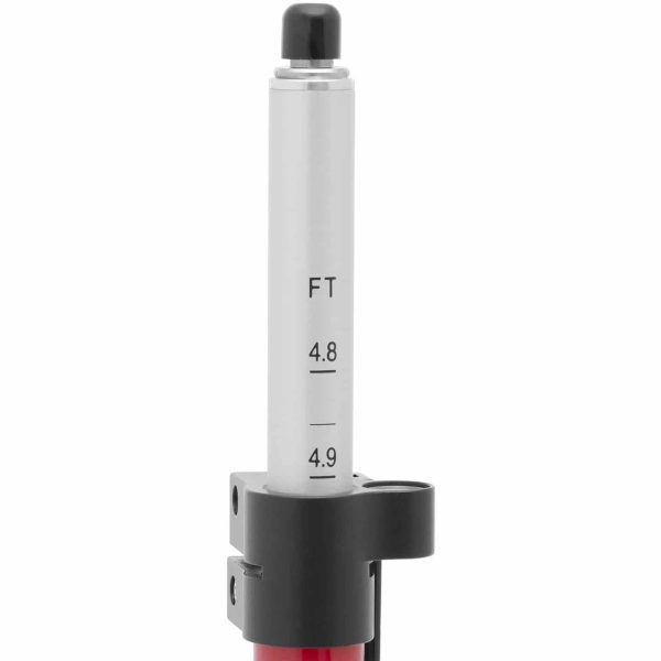 Tyczka geodezyjna pod pryzmat lustro składana śr. 32mm długość 2.5m - obrazek 4