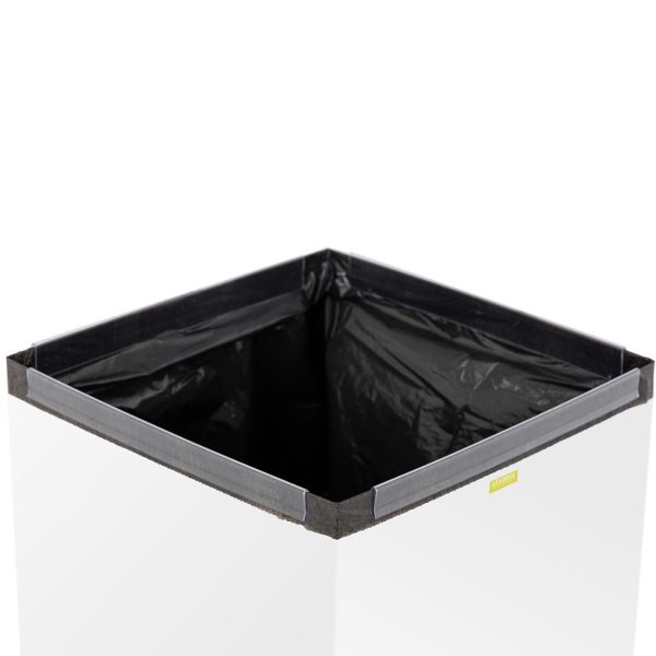 Kosz do segregacji odpady zmieszane stalowy 30.5x30.5x70cm 60L - obrazek 4