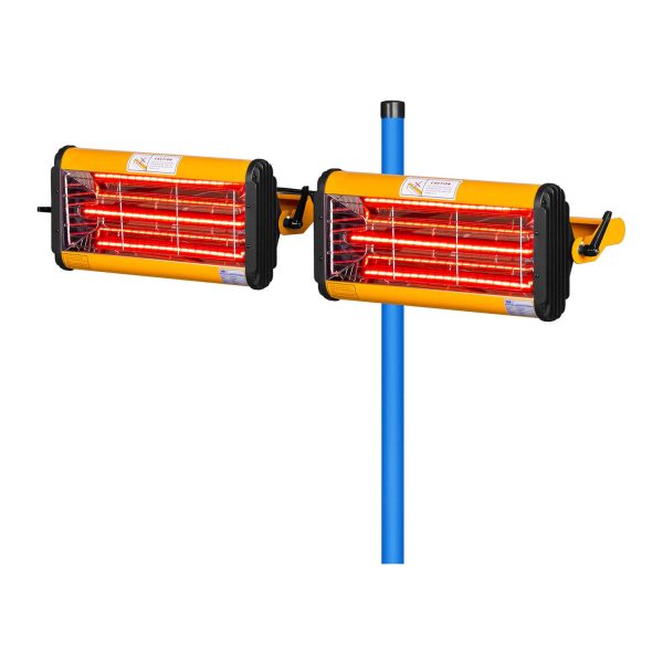 Promiennik ciepła podczerwieni lakierniczny do suszenia farb na statywie 2200W IR-DRYER2000.2 - obrazek 3