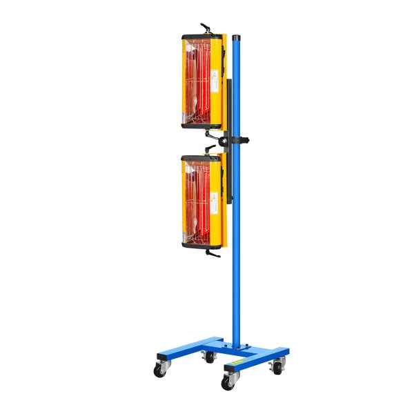 Promiennik ciepła podczerwieni lakierniczny do suszenia farb na statywie 2200W IR-DRYER2000.2 - obrazek 5