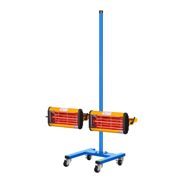 Promiennik ciepła podczerwieni lakierniczny do suszenia farb na statywie 2200W IR-DRYER2000.2 - obrazek 6