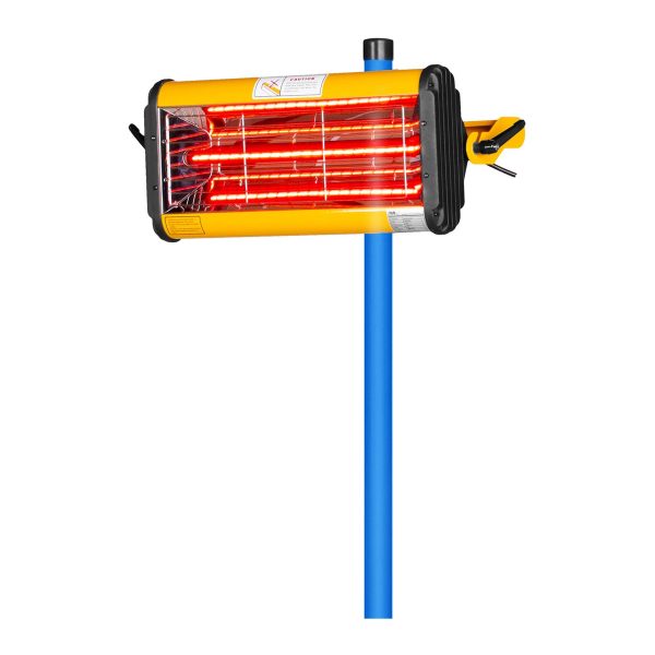 Promiennik ciepła podczerwieni lakierniczny do suszenia farb na statywie 1100W IR-DRYER1000 - obrazek 3