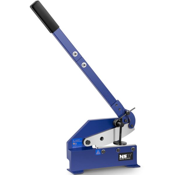 Nożyce gilotynowe gilotyna do blachy i prętów ręczna 6 mm szer. 170 mm - obrazek 3