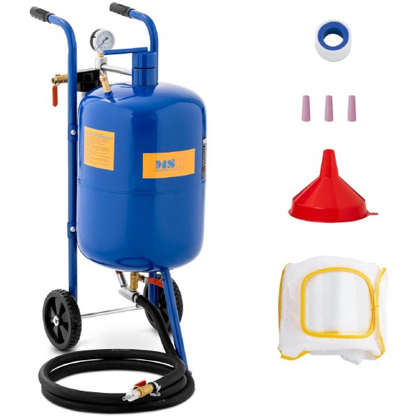 Piaskarka syfonowa mobilna z regulacją ciśnienia 60-125 psi 40 l - obrazek 2