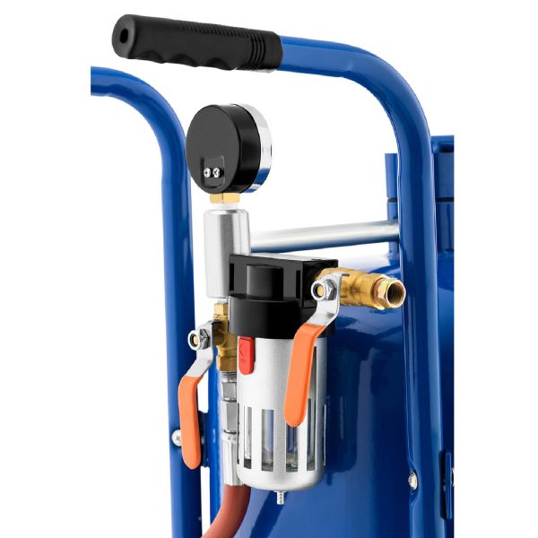 Piaskarka syfonowa mobilna z regulacją ciśnienia 60-125 psi 40 l - obrazek 4