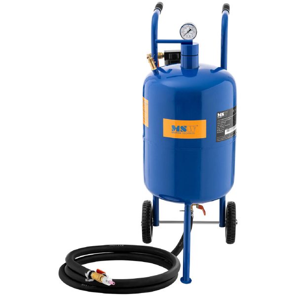 Piaskarka syfonowa mobilna z regulacją ciśnienia 60-125 psi 40 l - obrazek 5