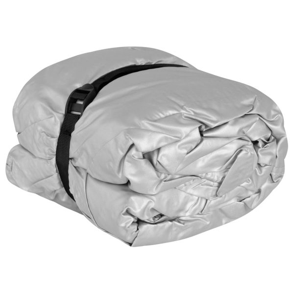 Pokrowiec plandeka na łódĹş motorówkę o kadłubie V-kształtnym - dł. łódki 427-488 cm - obrazek 3