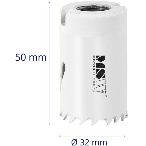Otwornica bimetalowa wiertło do metalu drewna tworzyw sztucznych śr. 32 mm - obrazek 4