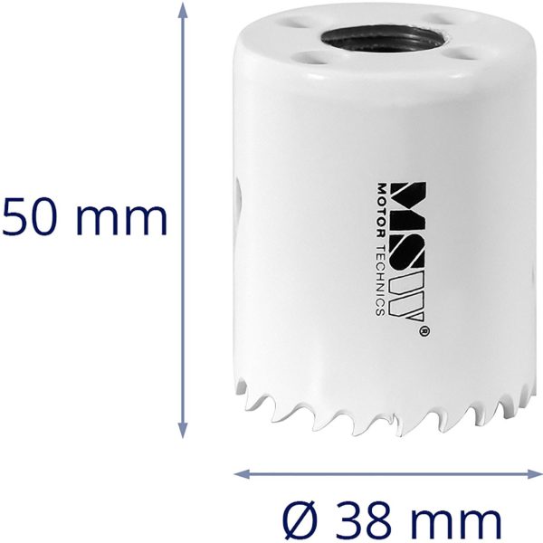 Otwornica bimetalowa wiertło do metalu drewna tworzyw sztucznych śr. 38 mm - obrazek 4