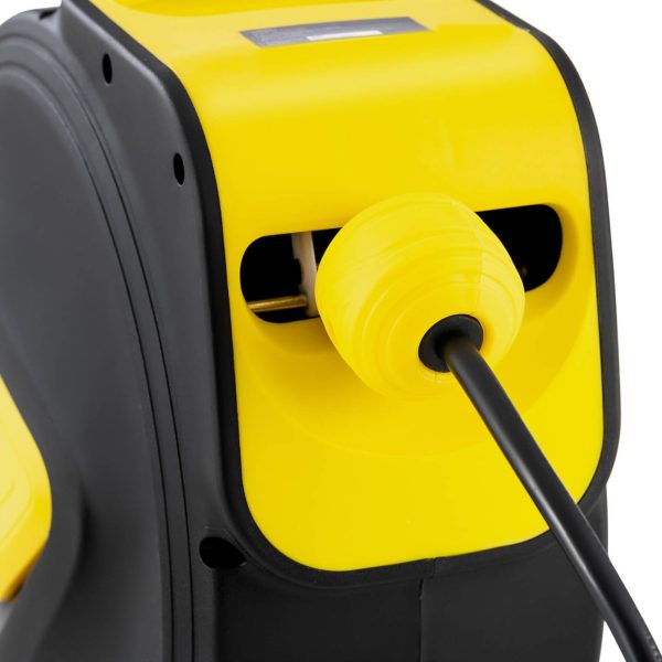 Automatyczny przedłużacz elektryczny na bębnie zwijaku 20 m + 3 m - obrazek 3