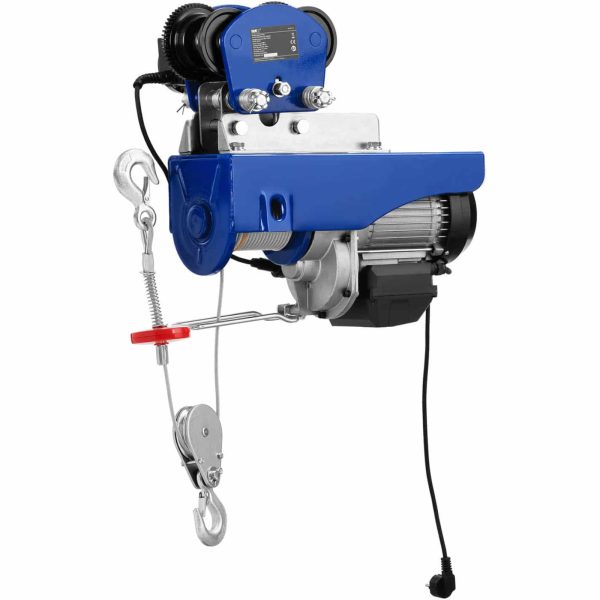 Wciągarka elektryczna z suwnicą linowa 1600 W 12 m 500 kg - obrazek 2