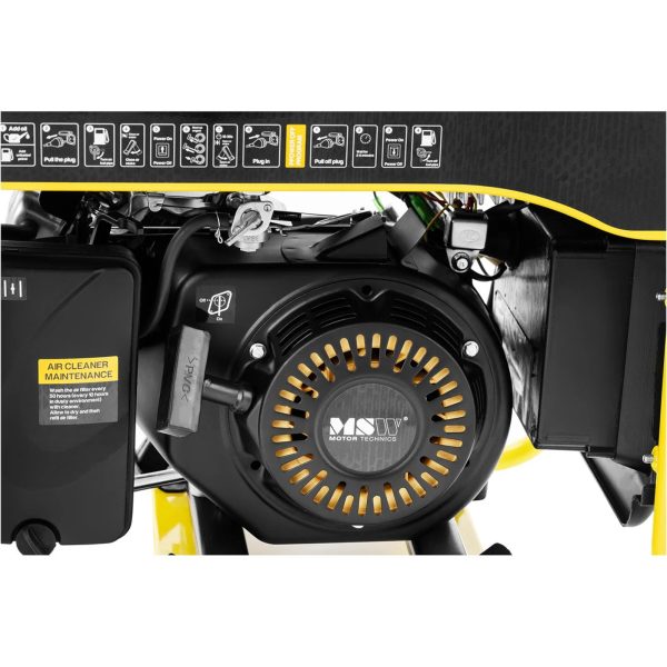 Agregat prądotwórczy inwertorowy generator prądu 5 l 230 V 3600 W AVR - obrazek 4