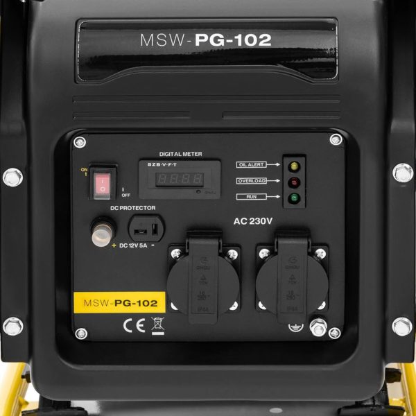 Agregat prądotwórczy inwertorowy generator prądu 5 l 230 V 3200 W AVR - obrazek 2