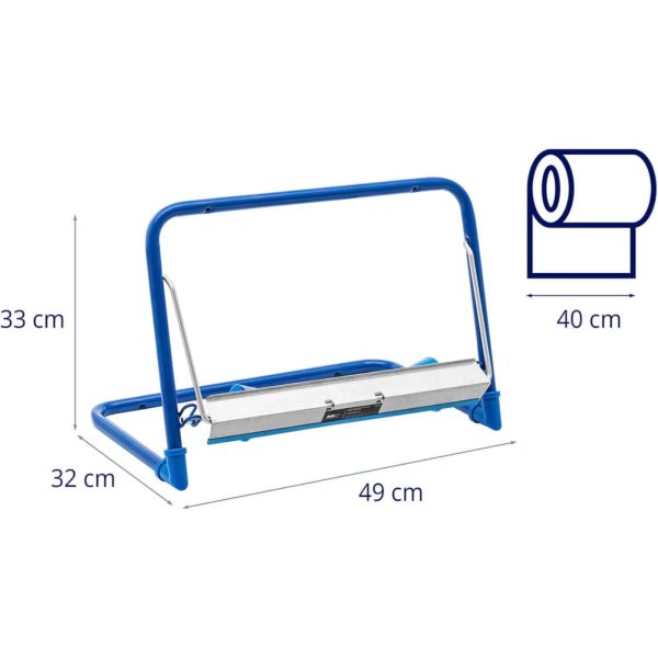 Wieszak uchwyt na czyściwo przemysłowe ścienny szer. 40 cm śr. 50 cm do 5 kg - obrazek 5