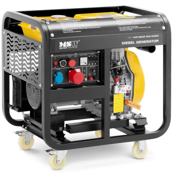 Agregat generator prądotwórczy diesel mobilny 240/400 V 8500 W 10 kVA 30 l - obrazek 2