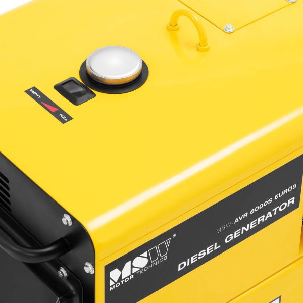 Agregat prądotwórczy generator prądu Diesel 16 l 240/400 V 6000 W AVR - obrazek 4