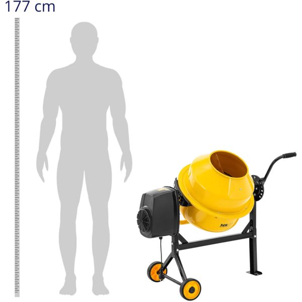 Betoniarka mieszarka elektryczna stalowa 63 l 220 W - obrazek 2