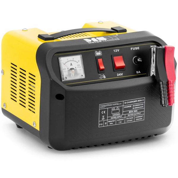 Prostownik samochodowy z rozruchem awaryjnym 12/24 V 45 A - obrazek 2