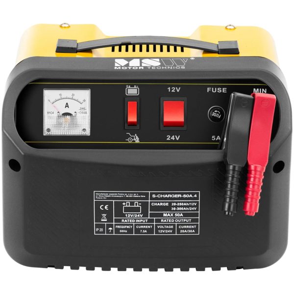 Prostownik samochodowy z rozruchem awaryjnym 12/24 V 45 A - obrazek 5