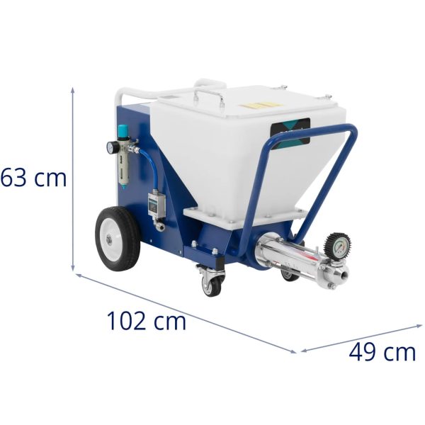 Agregat tynkarski maszyna do tynkowania 30 bar 40 l 18 l/min 2800 W - obrazek 8