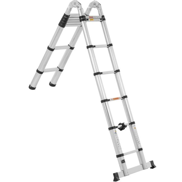 Drabina teleskopowa składana z aluminium 14 stopni 0.88-2.13/4.4 m - obrazek 5