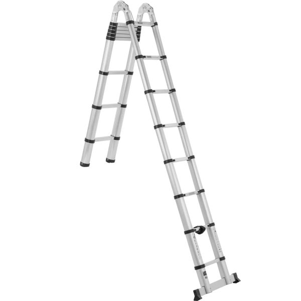 Drabina teleskopowa składana z aluminium 16 stopni 0.92-2.42/5 m - obrazek 5