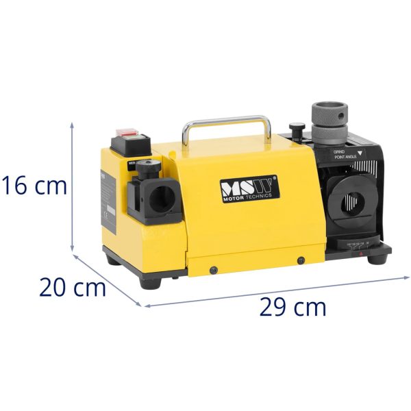 Ostrzałka szlifierka do wierteł śr. 3-20 mm ze ściernicą CBN elektryczna 150 W - obrazek 7