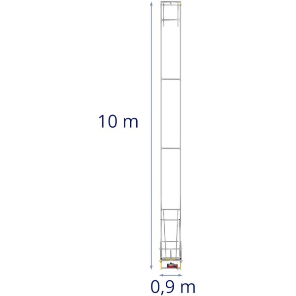 Winda wciągarka dekarska budowlana z pilotem 10 m do 300 kg 1500 W - obrazek 2