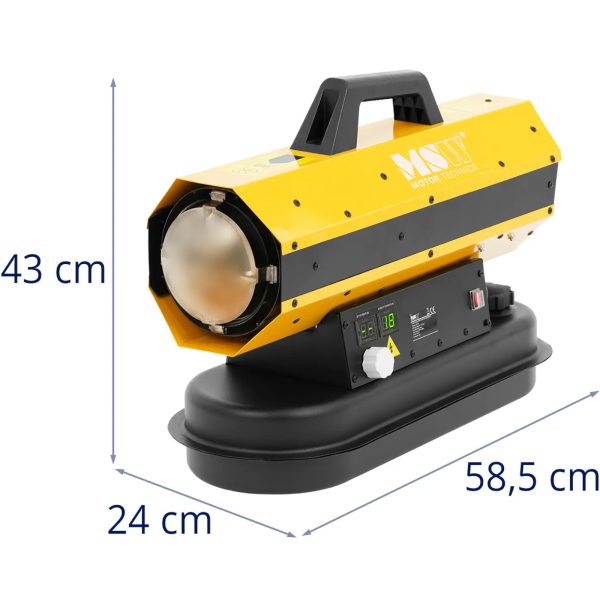 Nagrzewnica dmuchawa olejowa do ogrzewania warsztatu hali 12 l 20 kW - obrazek 6