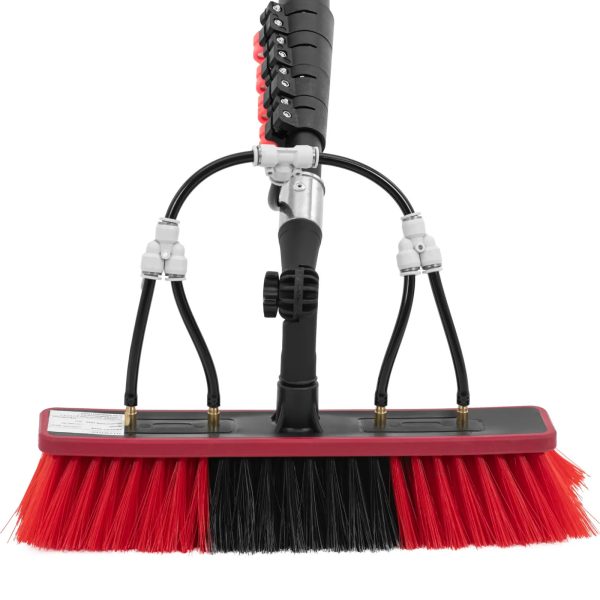 Szczotka teleskopowa z przyłączem wody do mycia okien paneli szer. 35 cm 175-720 cm - obrazek 3
