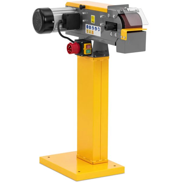 Szlifierka taśmowa pasowa do metalu stojąca 100 mm 400 V 1500 W - obrazek 2